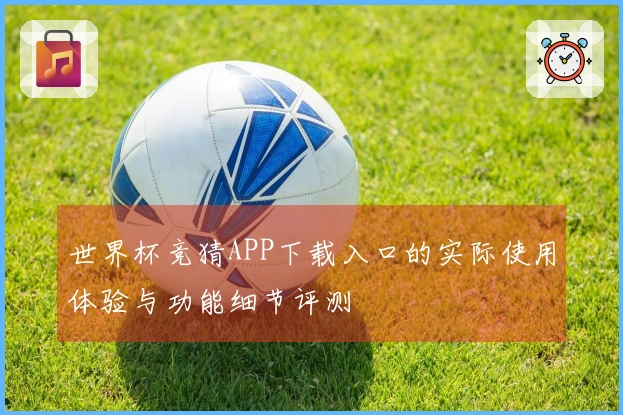 世界杯竞猜APP下载入口的实际使用体验与功能细节评测
